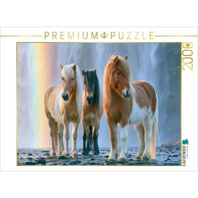 CALVENDO Puzzle Majestät der Wasserfälle | 2000 Teile Lege-Größe 90 × 67 cm Foto-Puzzle für glückliche Stunden, von , Calvendo Puzzle