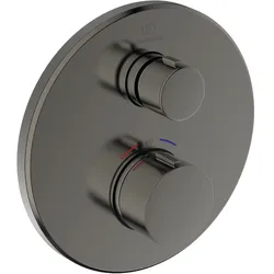 Ideal Standard Ceratherm Navigo Unterputz-Thermostat rund, Magnetic Grey, 1 Verbraucher