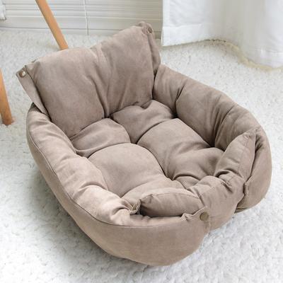 Youfap Market Warm Winter Cat Sleeping Bed Sofa, Multifunction Dog Bed Mat 3 IN 1 Dogs, Puppy Kitten Nest Kennel Soft Pet Cushion brown m