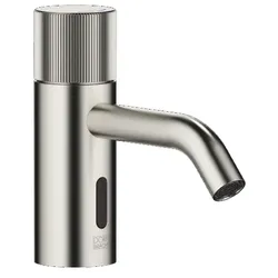 Dornbracht META Waschtischarmatur, Bronze gebürstet, Ausladung 125 mm, Armaturenhöhe 140 mm, Bohrungsdurchmesser 35 mm, elektronische Öffnungs- und Schließfunktion