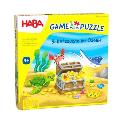 Game m. Puzzle - Schatzsuche im Ozean