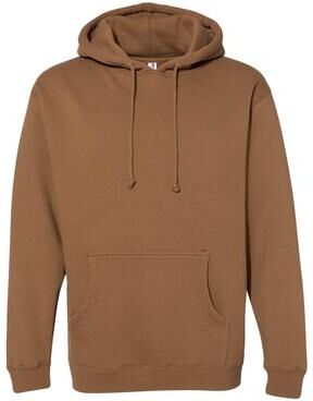 Independent Trading Co. IND4000 Men's Pullover Hoody T-Shirt in Saddle size Large   Fleece IND4000P, IND400, IND4000J1