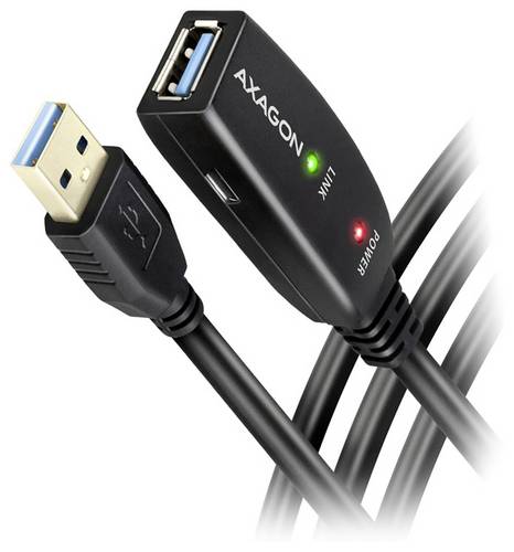 AXAGON USB-Kabel USB 3.2 Gen1 USB-A Buchse, USB-A Stecker 10m ADR-310