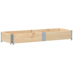 Helloshop26 - Hochbeet für Pflanzen Blumen Terrasse Garten 150 x 50 cm massives Kiefernholz braun 02_0037432