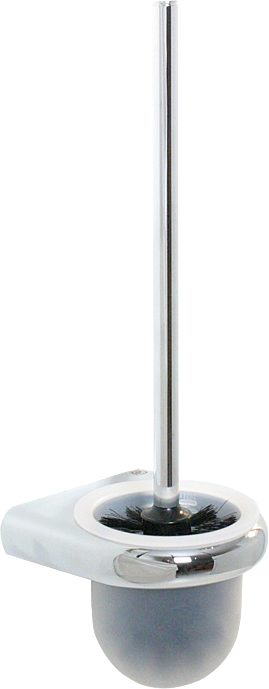 Bravat Metasoft  WC-Wandgarnitur 818410 Einsatz Kunststoff satiniert, chrom