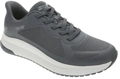 Skechers Bobs BOBS from Skechers Squad 4-118423 - Mens 13 Grey Slip On Medium