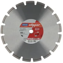 Norton Clipper Diamanttrennscheibe Classic Beton D.350mm Bohr.25,4mm 2,8mm 10mm NORTON