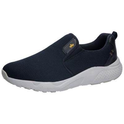 Sneaker LICO "Freizeitschuh Armando", Herren, Gr. 46, schwarz, Synthetik, Schuhe Sneaker