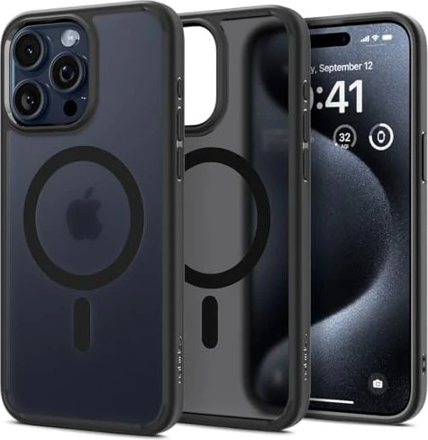 Spigen Ultra Hybrid MagSafe Frost Black iPhone 15 Pro