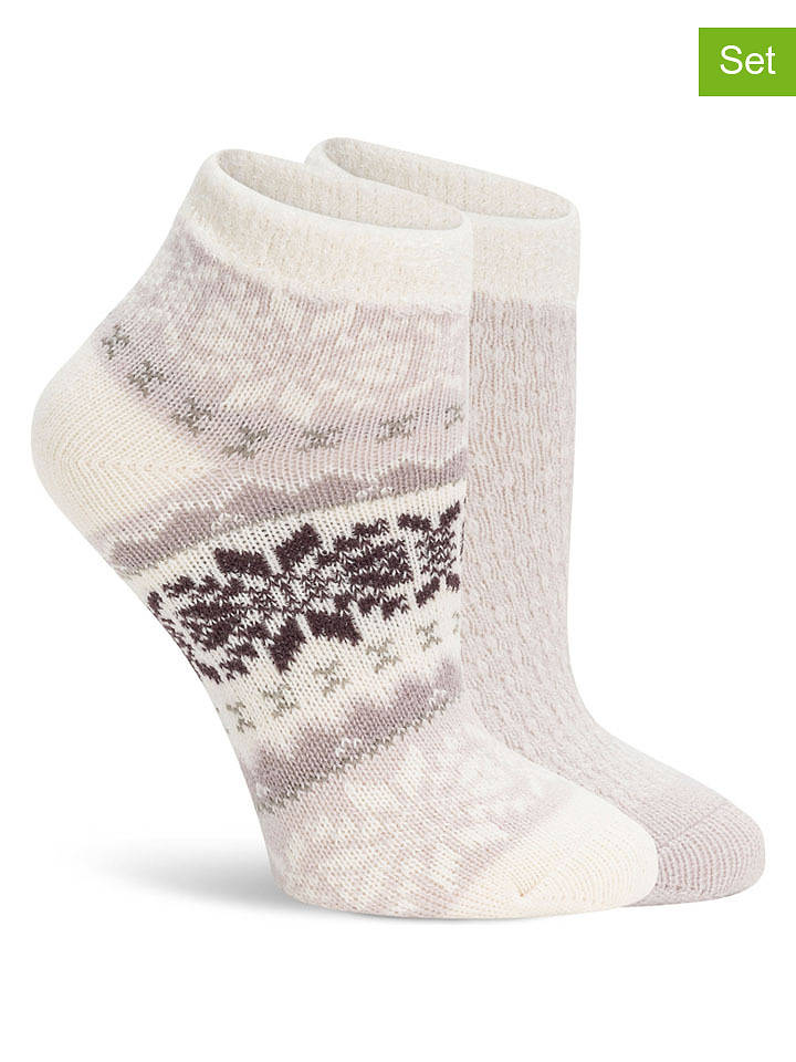 Lemon socks 2er-Set: Socken in Beige - onesize