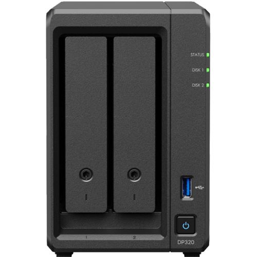 SYNOLOGY DP320 Backup Solution 2 Sockets AMD Ryzen Embedded R1600 8GB Memory