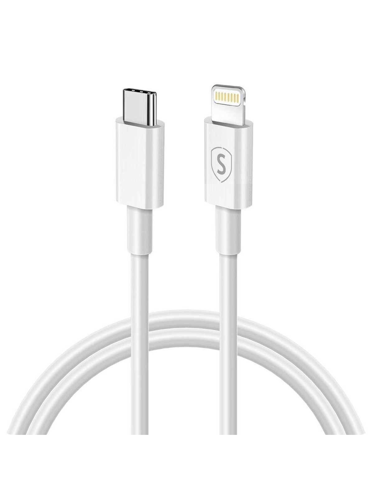 SiGN USB-C to Lightning Cable 2.4A - 1m - White