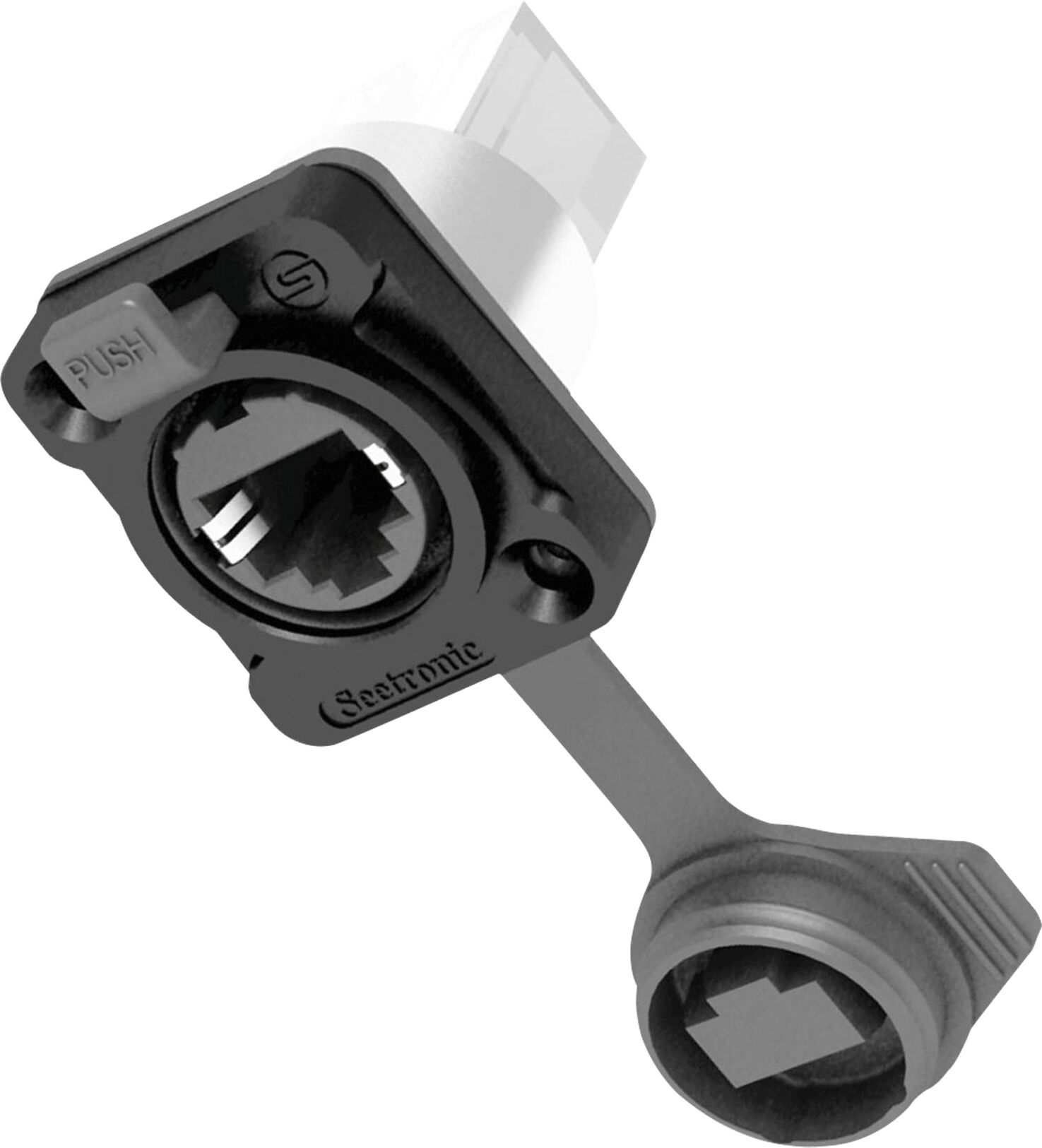 Seetronic Rj45-Chassis-Durchführung Mit Verriegelbarer Buchse – Ip65