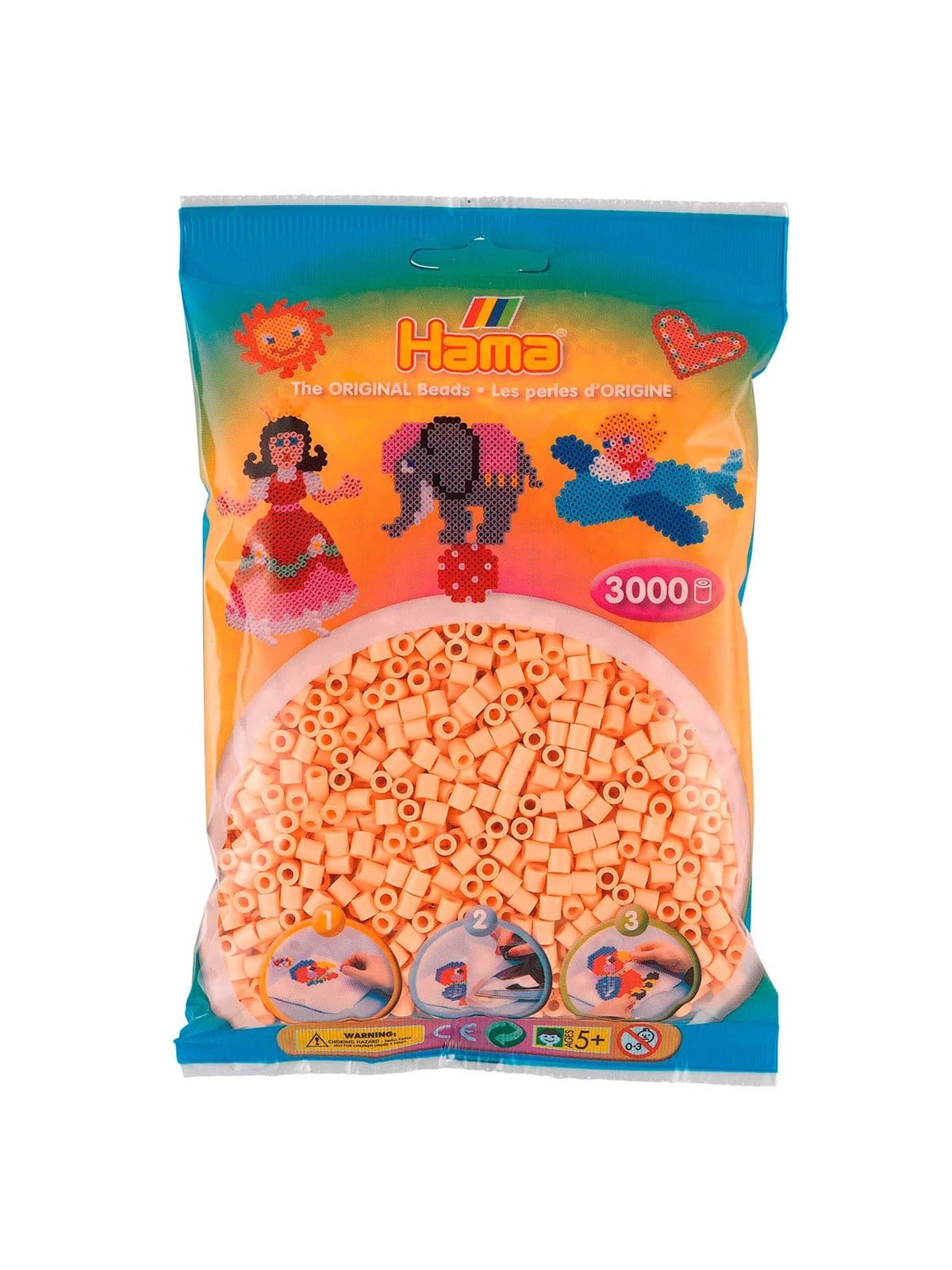 Hama Beads - Light Pink 3000 pcs