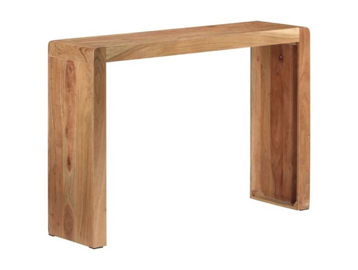 SALE d'hiver Console Meuble - Table console - meuble de couloir - 110x30x76cm - bois massif d'acacia T6898