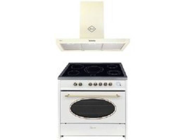 Cuisinière électrique - GURARI 912 cr r- Retro - 90 cm - 8 fonctions - Four XXL 121 L