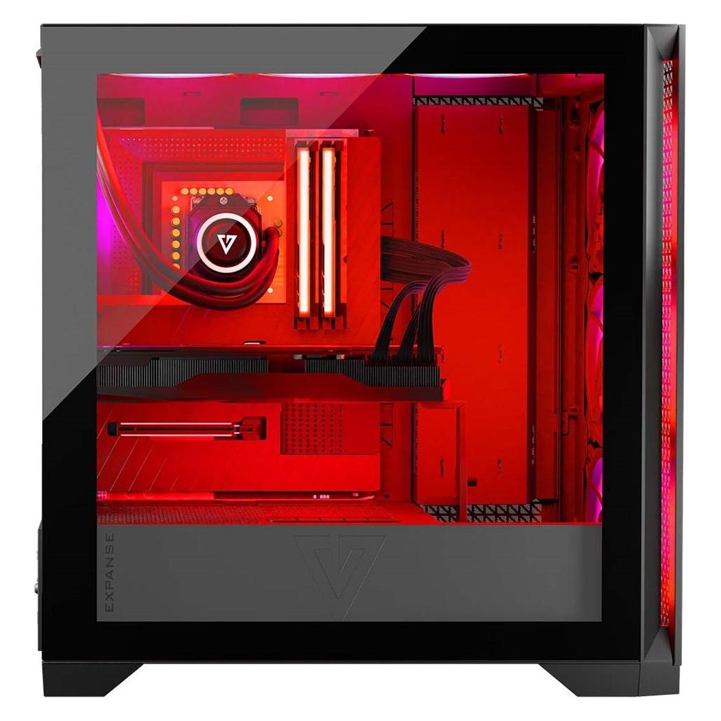 Modecom Volcano Expanse T Apex ARGB czarna (ATX, mATX, Mini-ITX) (AT-EXPANSE-TG-10-000000-0002)
