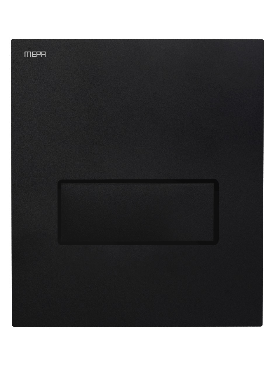 Mepa Urinal-Betätigungsplatte MEPA Orbit Kunststoff Mattschwarz, 421139 421139