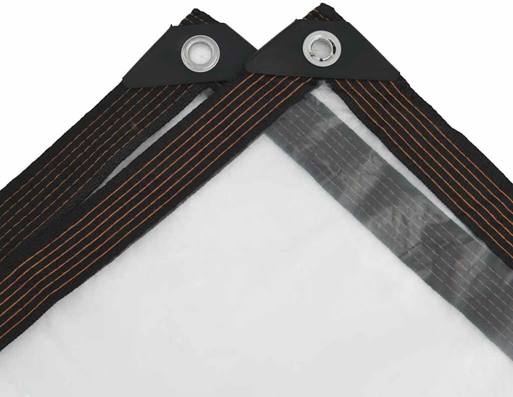 vidaXL Bâche transparente avec œillets 1x3 m polyéthylène
