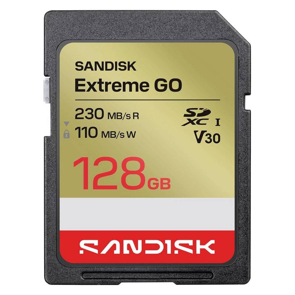Sandisk Extreme Go (128 GB, SDXC, U3, UHS-I) (SDSDXGN-128G-GNCIN)