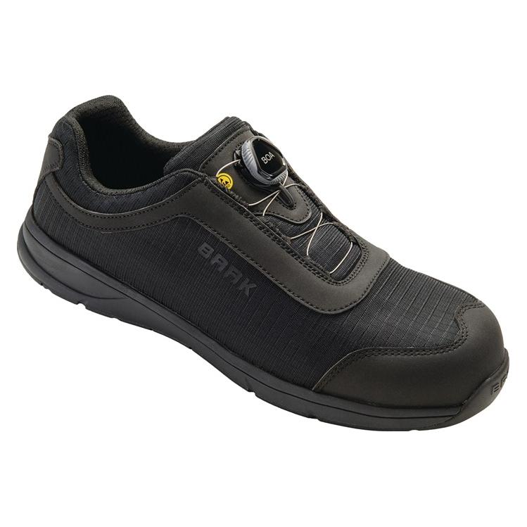Baak Sicherheitsschuh Sam Grösse 46 schwarz S3 EN ISO 20345:2011 textiles Nylonmaterial (S3, 38) (5520-46)