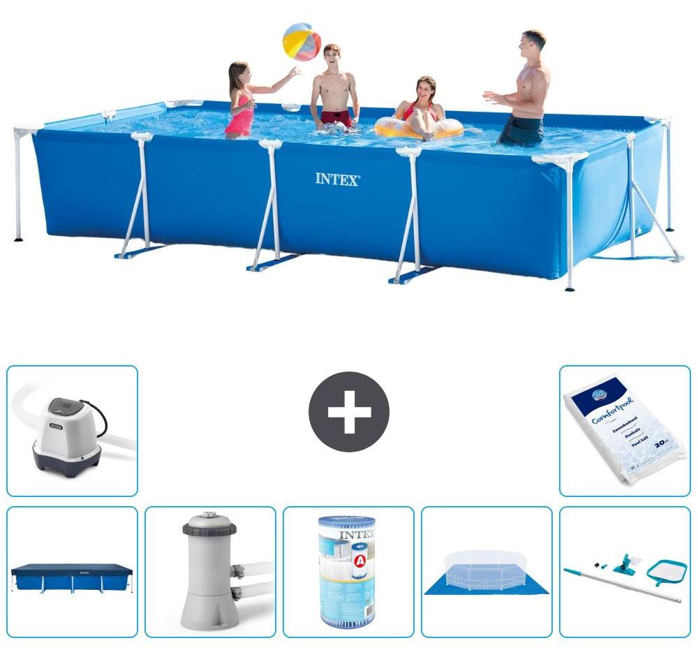 Rechteckiger Frame Pool - 450x220x84 cm - 8-teilig S30268
