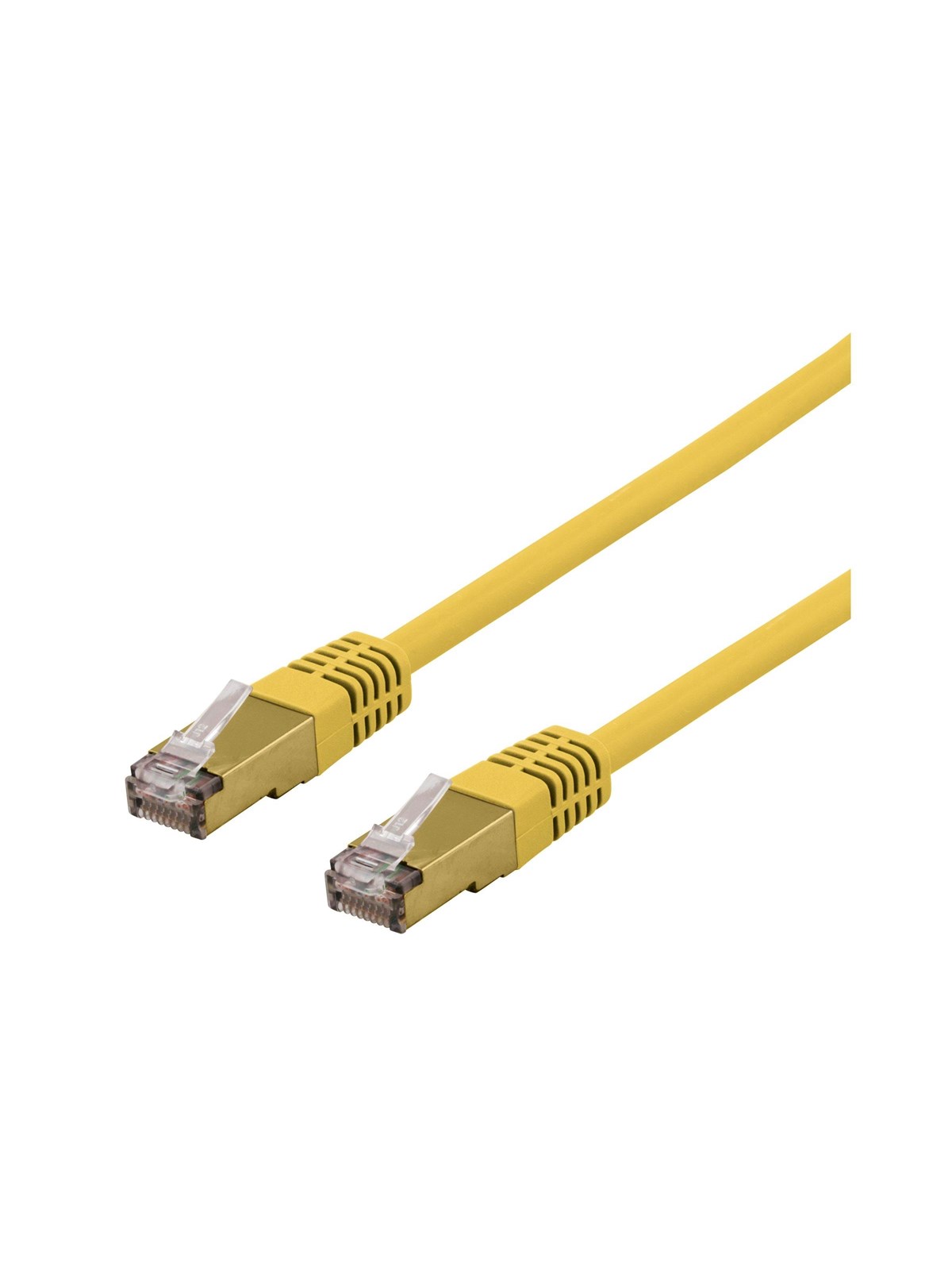 Deltaco SFTP-60GLAH - patch cable - 50 cm - yellow - Gelb - 0.5m