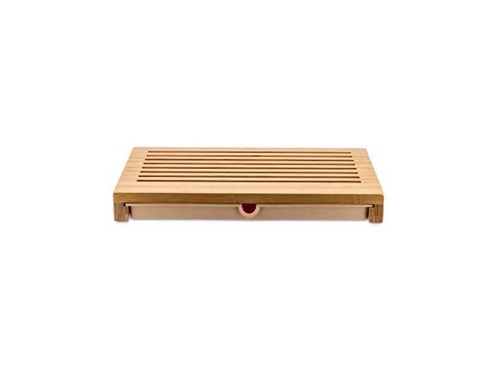 Alessi GAG02 Planche à Pain en Bambou avec Tiroir