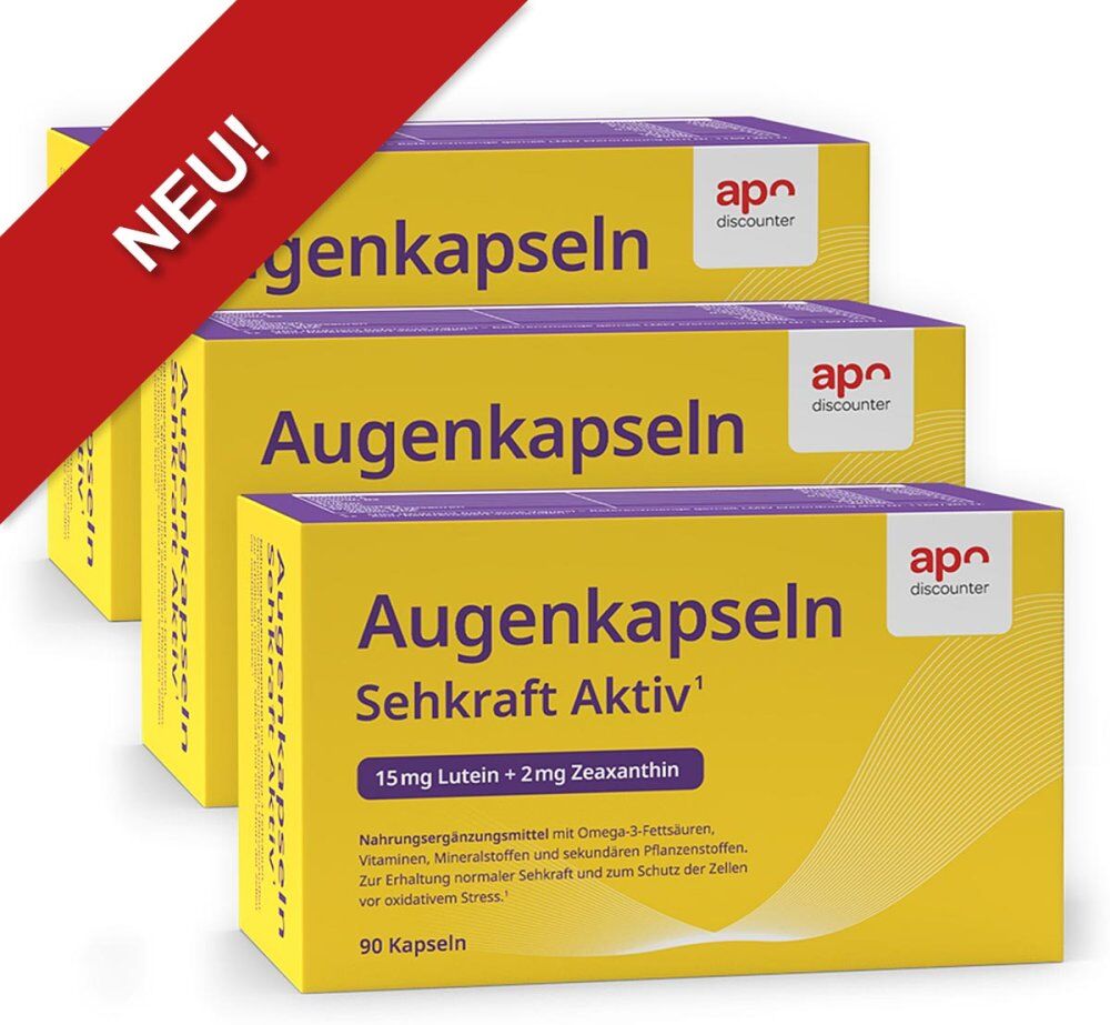 Augenkapseln Lutein 15 mg von apodiscounter