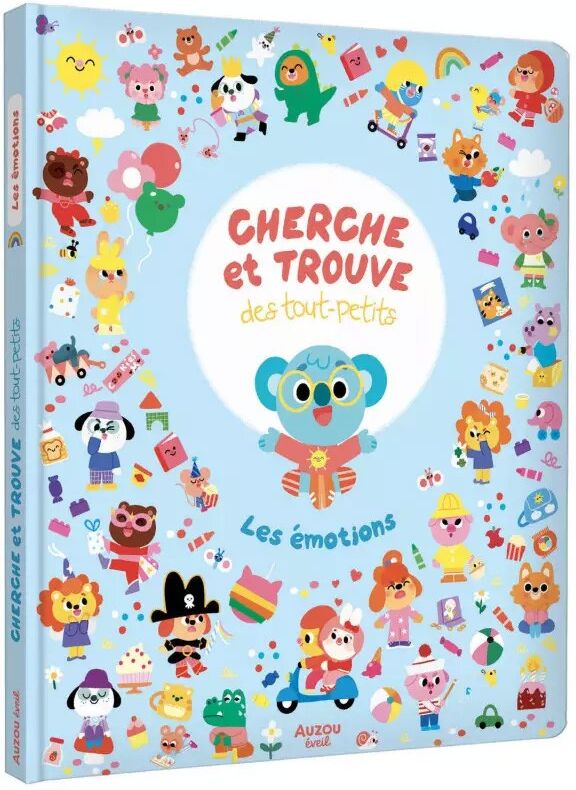 Livre Cherche et trouve des tout-petits : Les émotions - Auzou