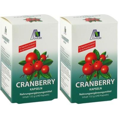 Avitale Cranberry x2 2x240 St Kapseln