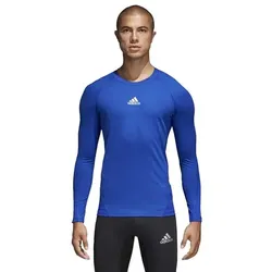 adidas Alpha Skin Funktionshirt langarm blau