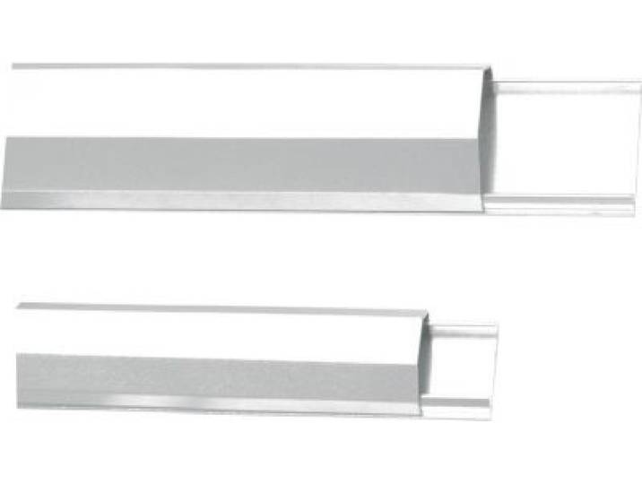 Essentielb - Cache Câble Tv Alu Eclipe Blanc 1.1m