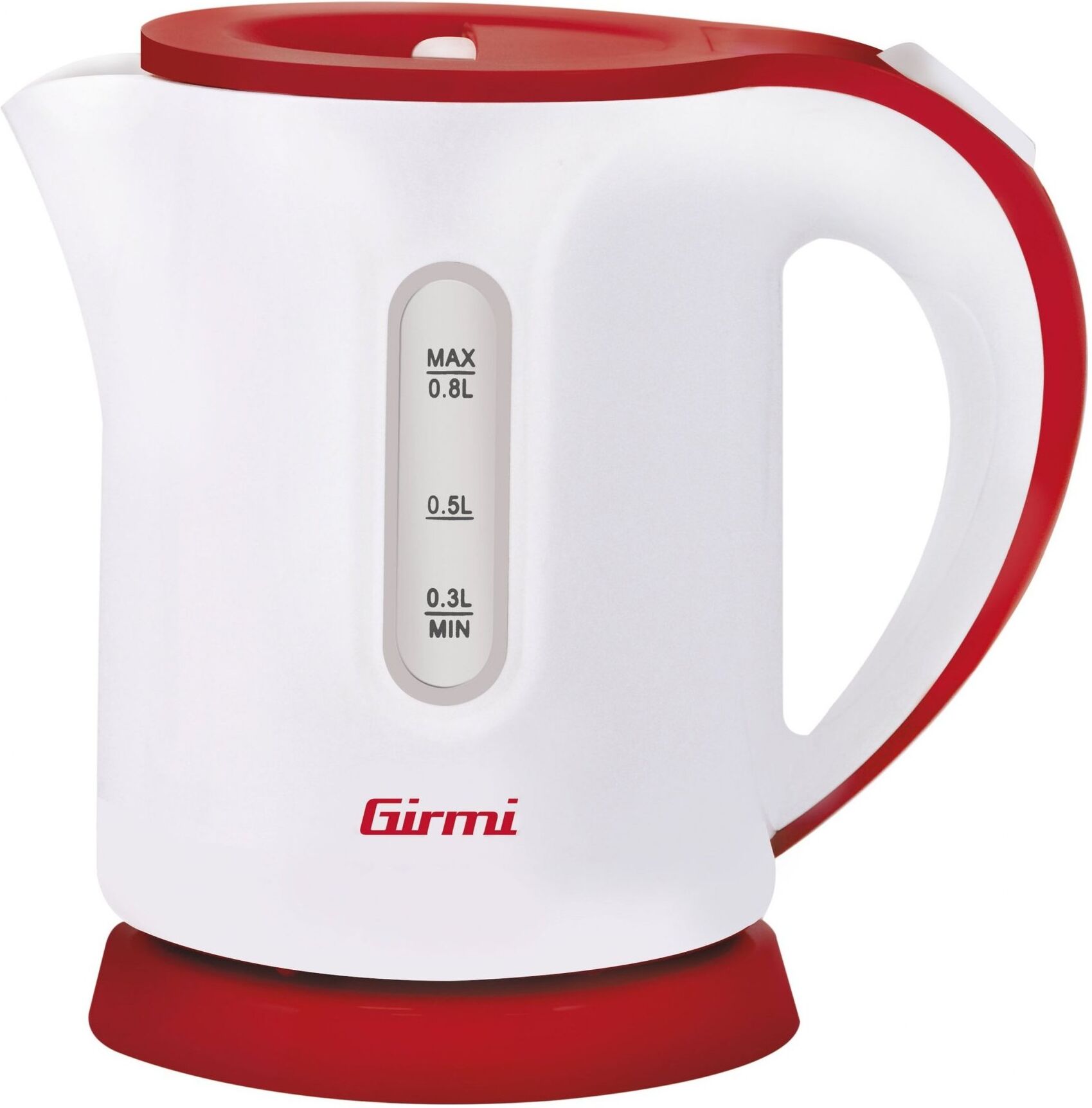 Bollitore elettrico (800ml) Girmi BL1000 BL10 Bianco e Rosso
