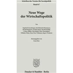 Neue Wege der Wirtschaftspolitik, Fachbücher