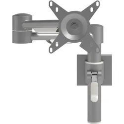 Dataflex Viewmate Slatwall Monitorarm mit Klemmhebel (52.152) (Wand, 15 kg), Monitor Halterung, Silber