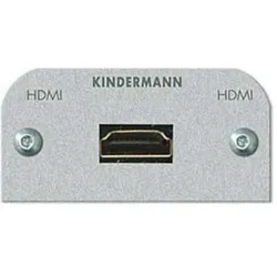 Kindermann HDMI (Typ A) — 19-Polig (0.05 m), Videokabel, Silber