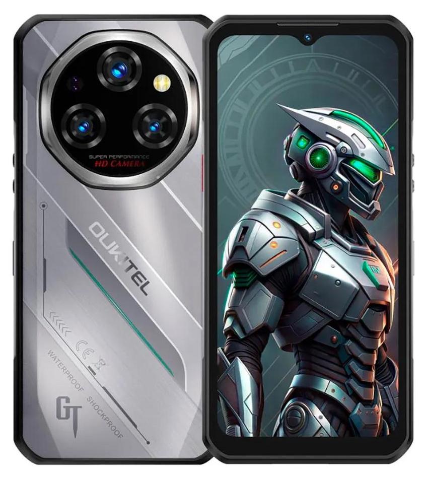 Oukitel WP62 5G 12GB/512GB Dual SIM Silver Rugged - Mobiltelefon - 512 GB