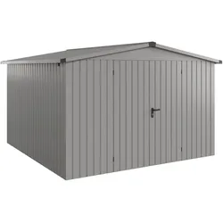 Hörmann Ecostar Metall-Gerätehaus "Euroline Trend" mit Satteldach ESD 14,graualuminium,310 x 310 cm
