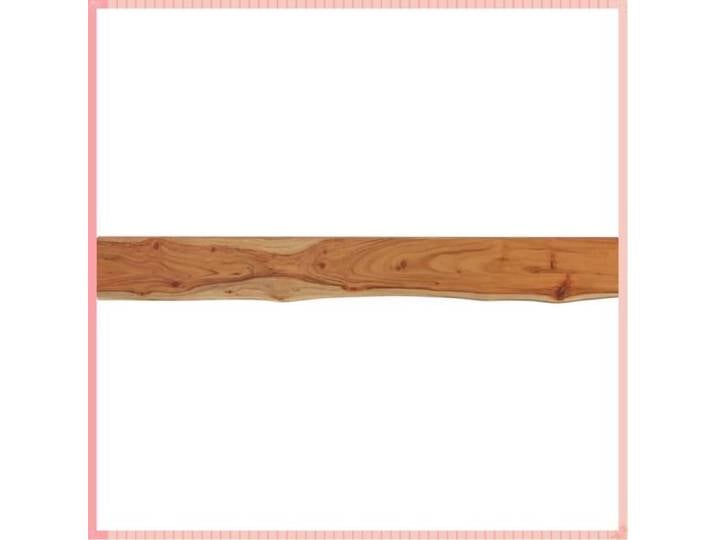 Étagère murale bordure assortie - Bois d'acacia massif - Rangement - Salon - Acacia - 2 cm - 5 cm - 160x20x3 8 cm