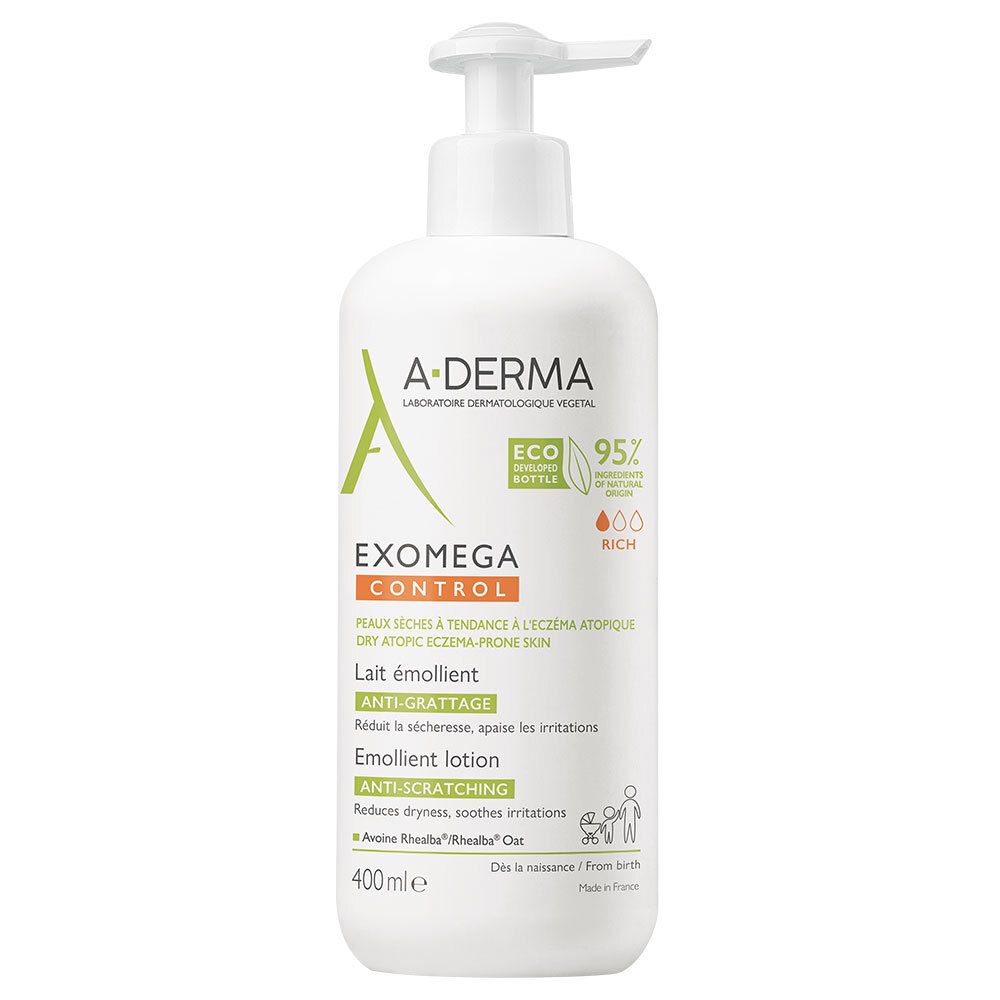 A-Derma Exomega Control Milch rückfettend 400 ml