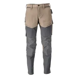 Stretch Bundhose "22379-311" Customized - 76C45 - dunkel-sandbeige/anthrazit