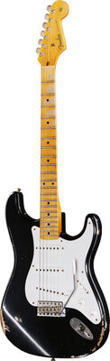 Fender 1958 CR Strat Relic Aged Black Aged Black