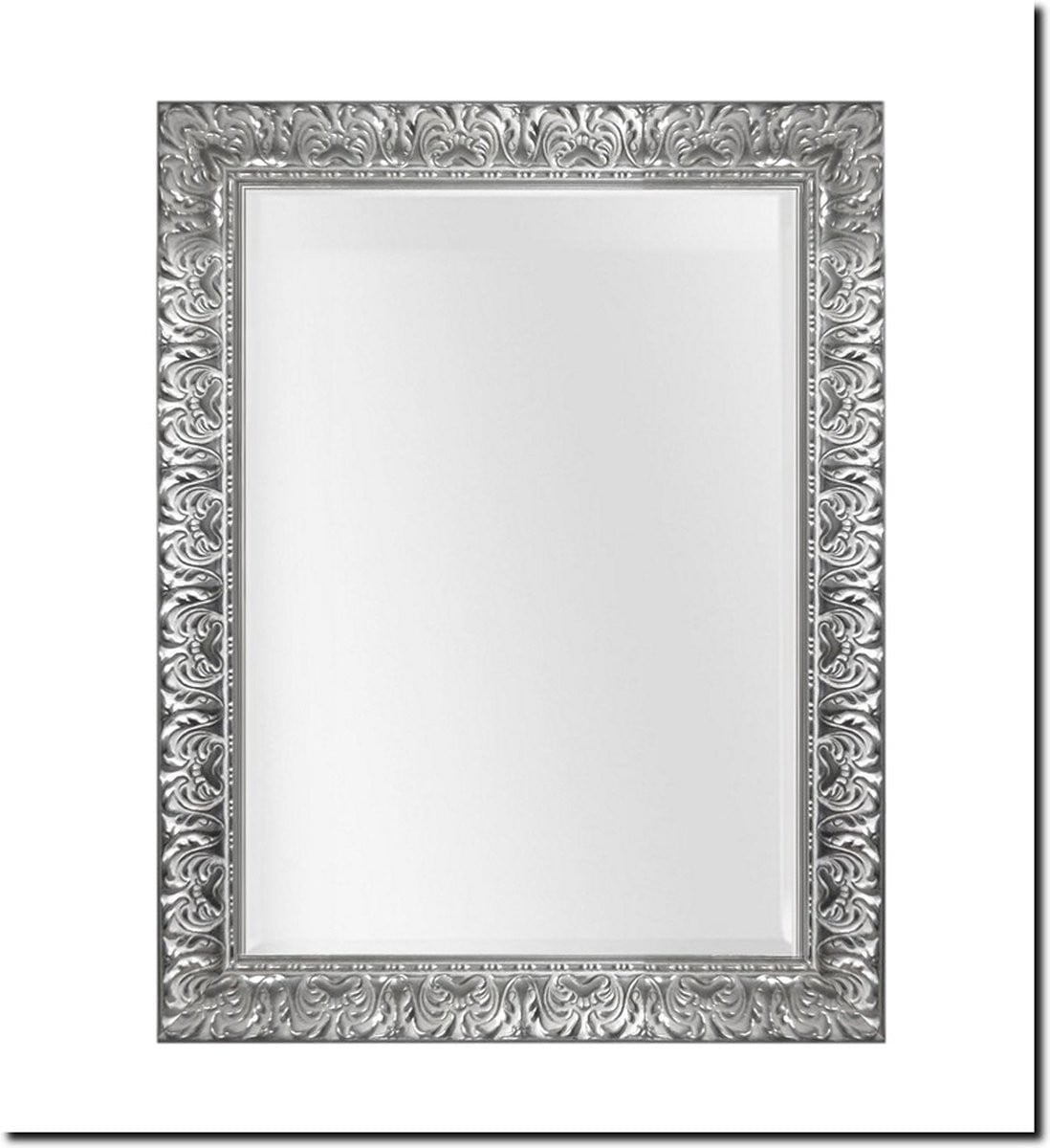 Sergio Cristal Barokke Wandspiegel Zilver