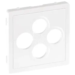 Legrand 754810 Abdeckung für TV-R-SAT-SAT Einsatz Valena Life ultraweiß