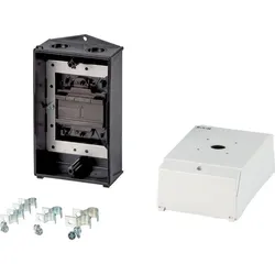 Eaton 182411 Isolierstoffgehäuse CI-K2H, H x B x T = 160 x 100 x 80 mm, für T3-1, T3-2, Hartspiegelausführung, mit Montage-Blech-Schirm