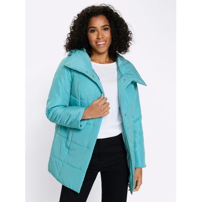 Steppjacke CLASSIC BASICS, Damen, Gr. 50, blau (ozean), 100% Polyester, Wattierung:100% Polyester, unifarben, Jacken Steppjacke