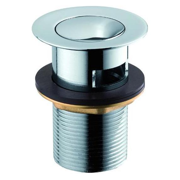 KFA Click-clack automatic plug 5/4 inch, small chrome (660-354-00) (660-354-00)