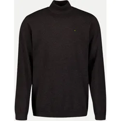 Feinstrick-Rollkragenpullover Schwarz M