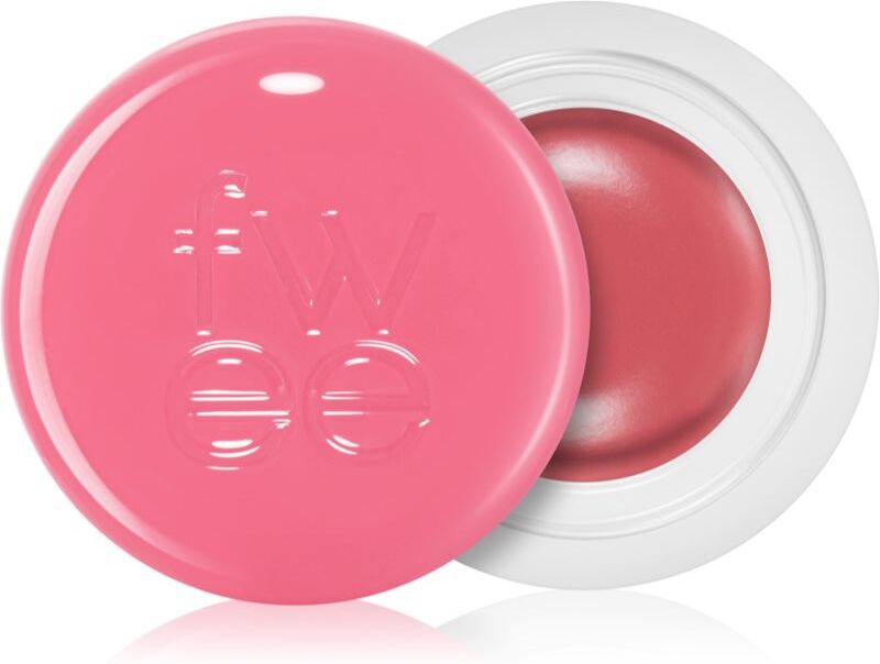 fwee Lip&Cheek Blurry Pudding Pot Lip and Cheek Tint shade PK02 Skirt (Blushed Moment) 5 g